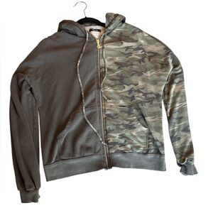 Michael Lauren Green and Gray Hoodie